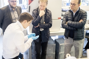 2 View of the catalysts (from left): Kai junge Puring, Dennis Blaudszun, Sven Rösler and Kai Wagner