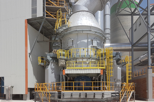 An MVR vertical roller mill of the same size