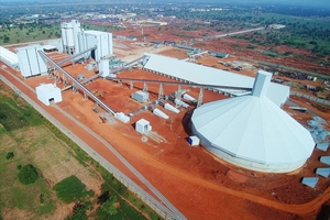 Cement grinding plant in Burkina Faso