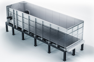 1 The new Vecoplan Discharge Floor (VDF) ensures intelligent dosing in the handling of input and output materials