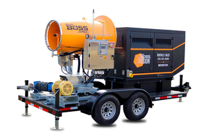 DustBoss® DB-45 Surge® Fusion features a genset on a mobile carriage for greater versatility