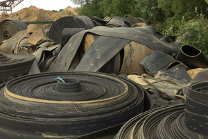 2 On the scrapheap – most conveyor belts do not provide a cost-efficient working lifetime