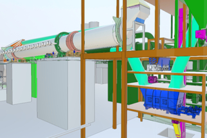 Industrial-scale FCT RotaCalx™ K+D project, engineered for enhanced efficiency by separating the drying and calcination stages