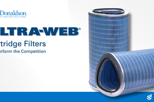 2 Donaldson Ultra-Web cartridge filters