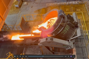 4 Water granulation of the smelter slag (test 3)