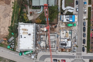 Aerial picture of the German DREIHAUS project in Heidelberg