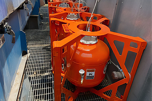 4 The positioning of the cannon can redirect pipes to go underneath the walkway, improving access